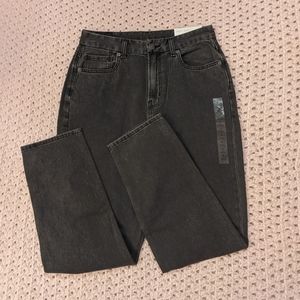 American Eagle Grey Curvy Mom Jeans